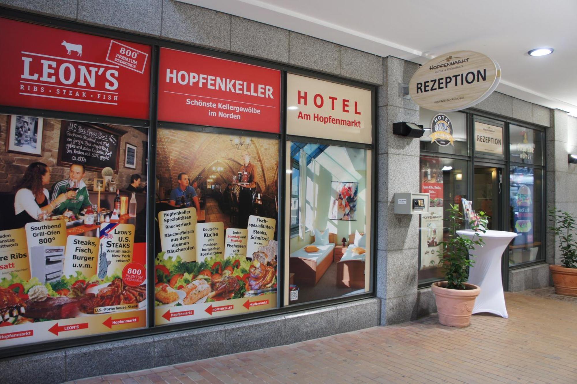 Hotel Am Hopfenmarkt Rostock Eksteriør billede